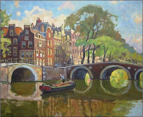 Artwork Title: Brouwersgracht in Amsterdam