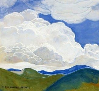 Artwork Title: Clouds in an Atmospheric Landscape