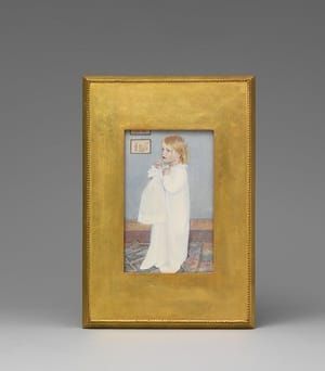 Artwork Title: Portrait of a Child (Clara B. Fuller, the artists' daughter)