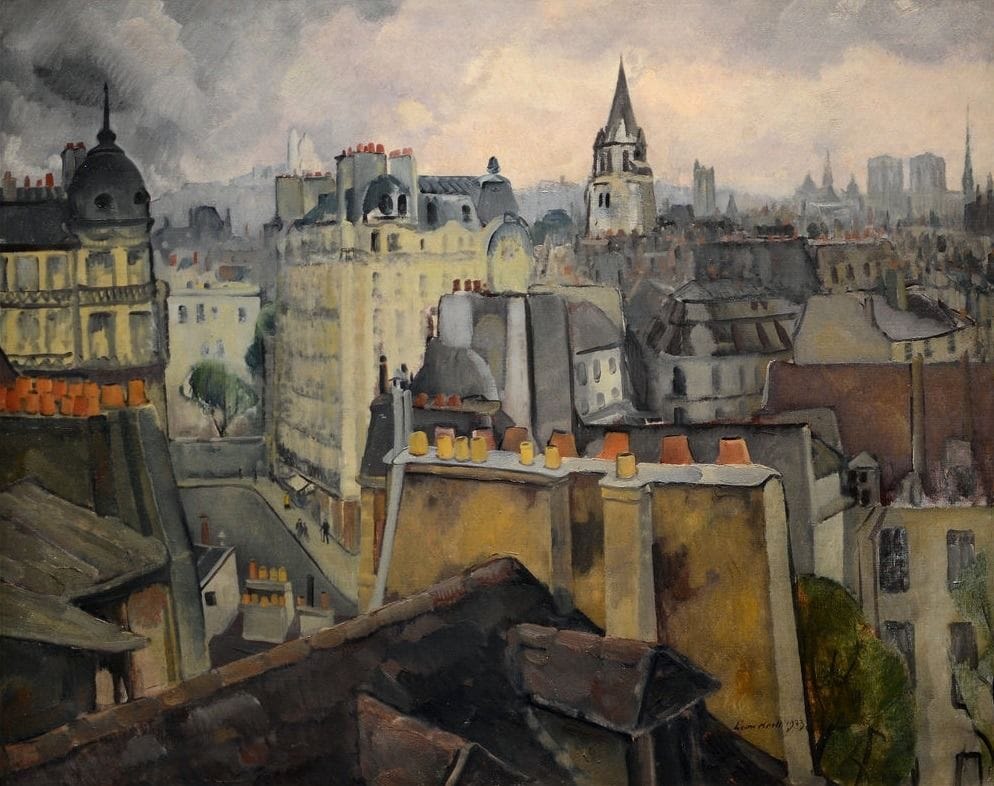 Artwork Title: Rooftops of Paris