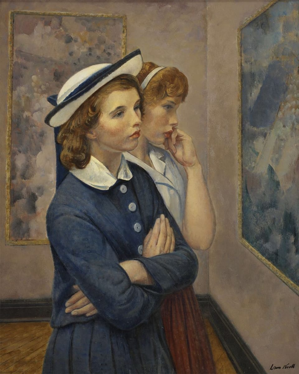 Artwork Title: Girls at the Exhibition