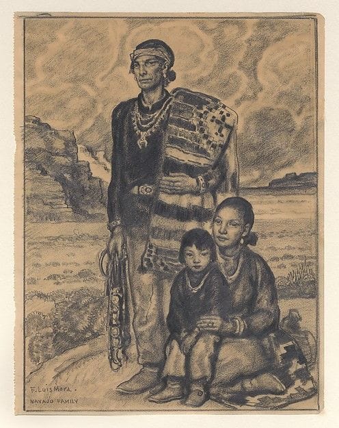 Artwork Title: Navajo Family