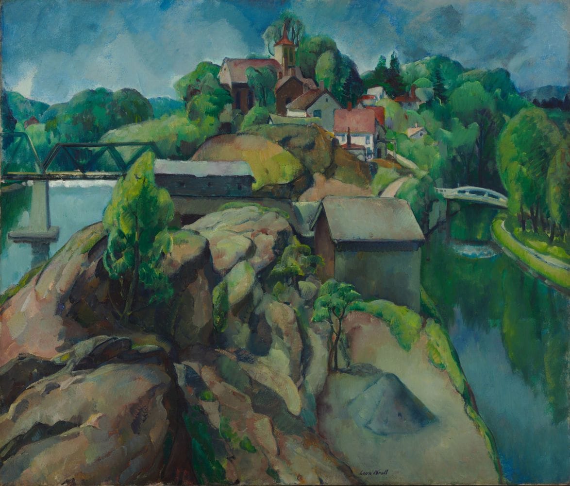Artwork Title: Landscape - Two Rivers