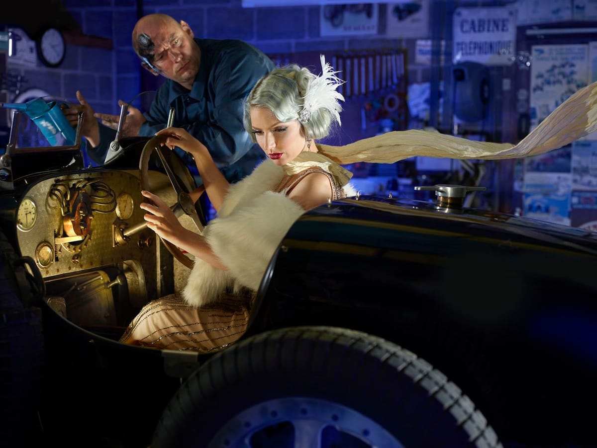 Artwork Title: Adamant Amazones - (No Time For A) Pit Stop