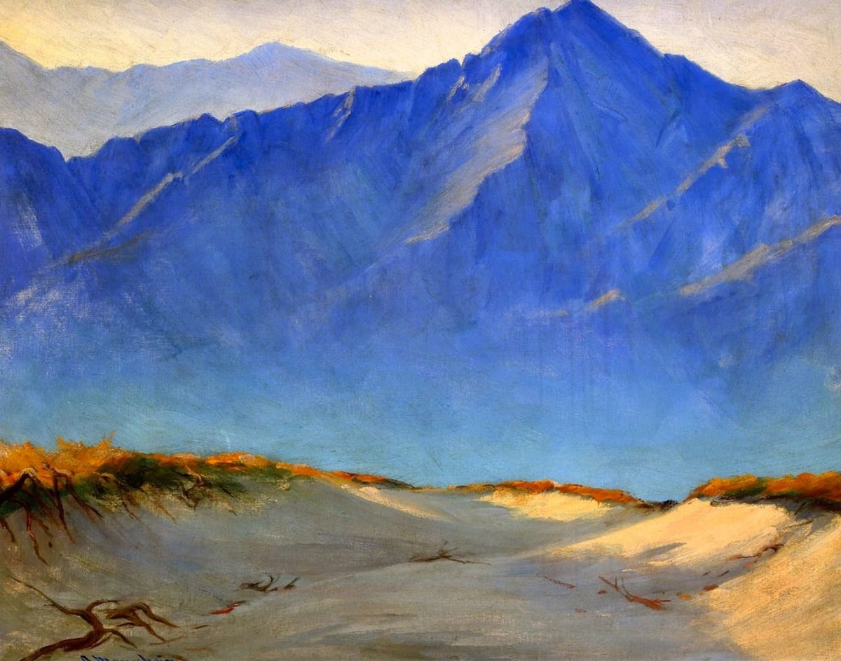 Artwork Title: Blue Desert Foothills