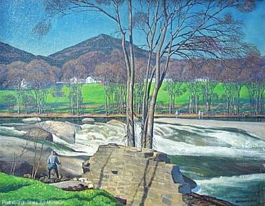 Artwork Title: Ausable River Rapids