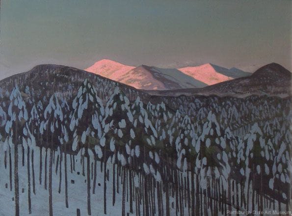 Artwork Title: Winter Sunrise or Winter Sunrise, Adirondacks
