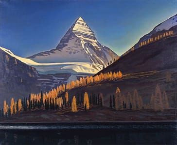 Artwork Title: Mount Assiniboine. Canadian Rockies