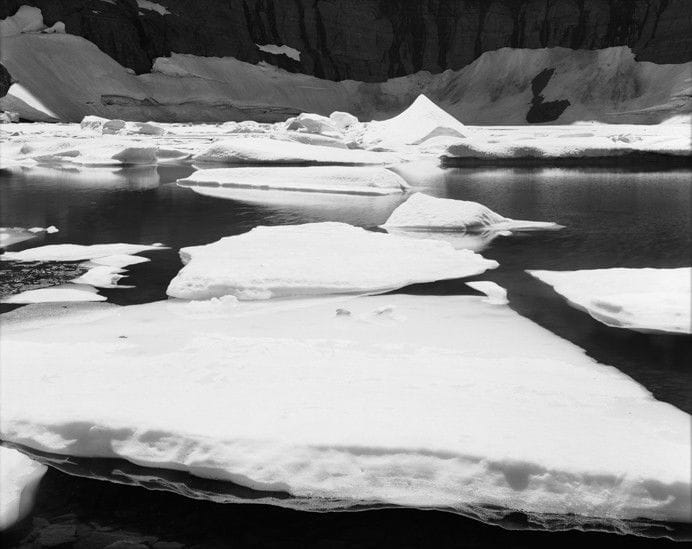 Artwork Title: Warming, Iceberg Lake, Montana