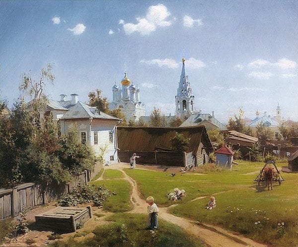 Artwork Title: A Moscow Yard