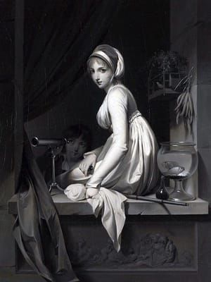 Artwork Title: A Girl at a Window