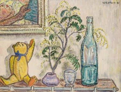 Artwork Title: Mimosa and Teddy Bear