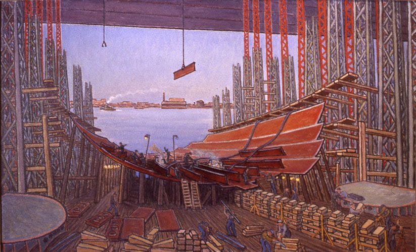 Artwork Title: Keel of a Tanker