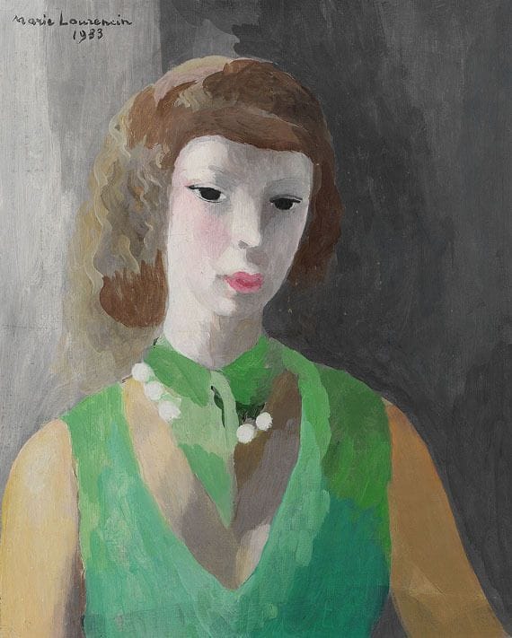 Artwork Title: Femme à la robe verte (Woman in a Green Dress)