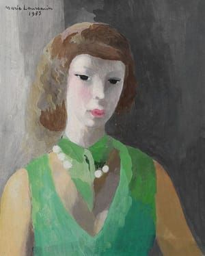 Artwork Title: Femme à la robe verte (Woman in a Green Dress)