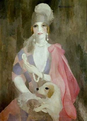 Artwork Title: La baronne Gourgaud au manteau rose