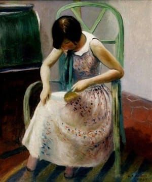 Artwork Title: Girl Reading a Book