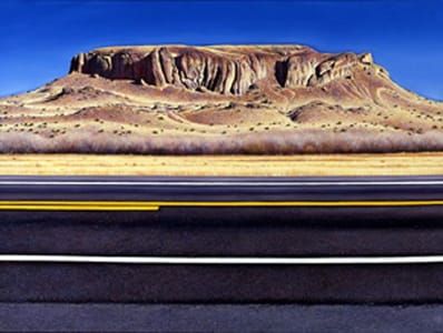 Artwork Title: Highway and Mesa