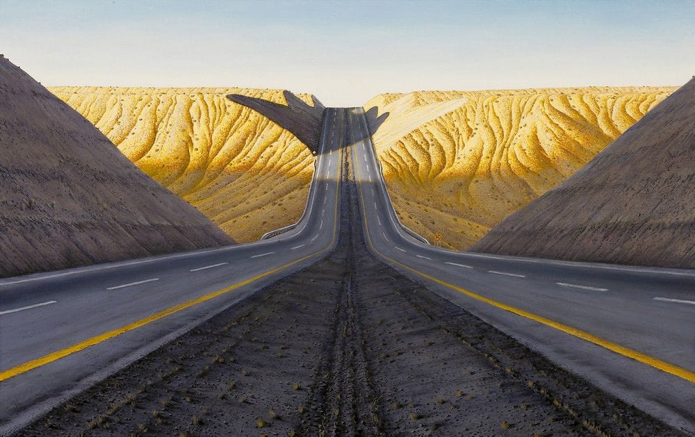 Artwork Title: Interstate Roadcut