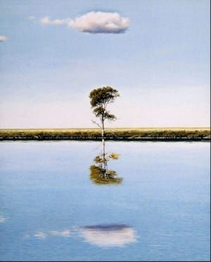 Artwork Title: Pond/Tree/Cloud