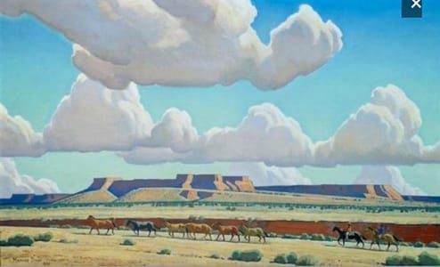 Artwork Title: Wide Lands of the Navajo,