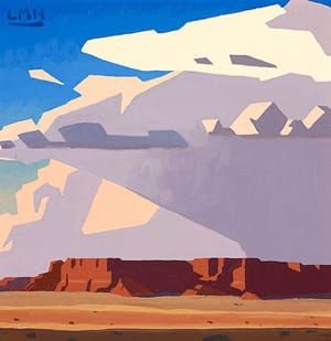 Artwork Title: Mesa Near Hopi Land