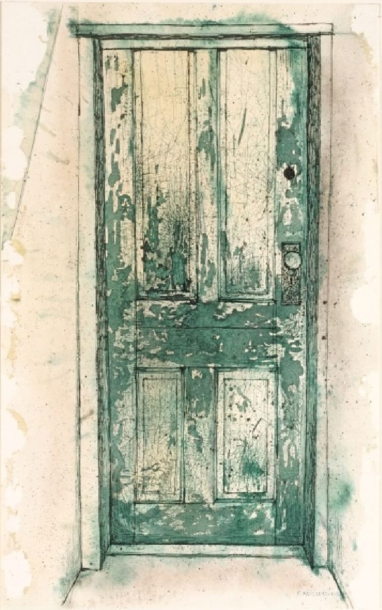 Artwork Title: Green Door