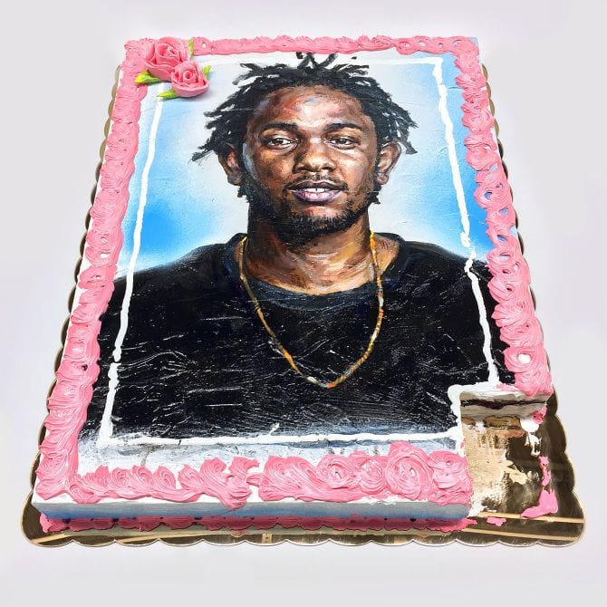Artwork Title: Feliz Cumpleaños Kendrick