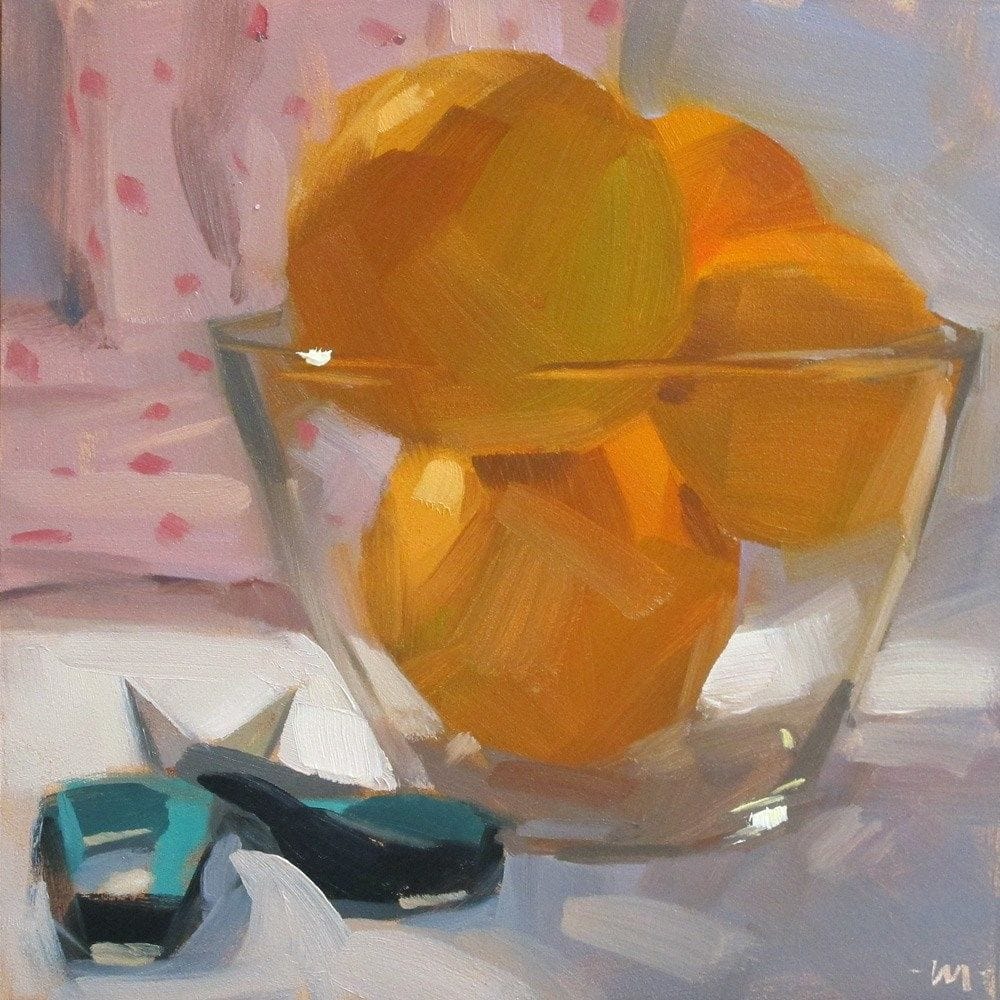 Artwork Title: Cutting Oranges