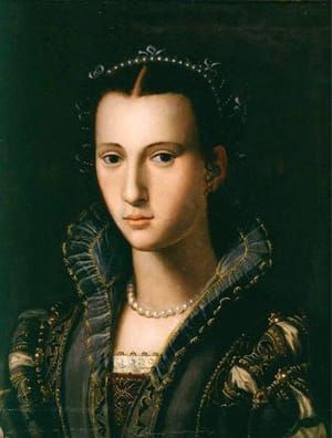 Artwork Title: Florentine Lady, believed to be Eleonora de Medici, descendant of Elenora de Toledo