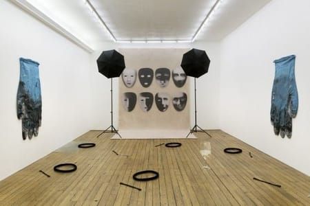 Artwork Title: 'WHO BURIES WHO' Installation view