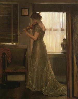 Artwork Title: The Violinist (aka The Violin, Girl with a Violin III) 1902