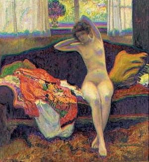 Artwork Title: Nude on Sofa