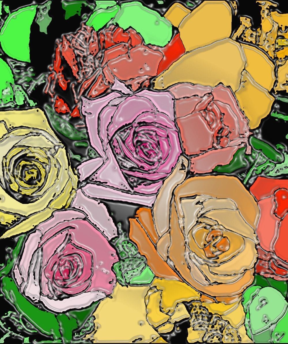 Artwork Title: Rose Garden