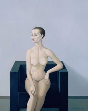 Artwork Title: Vrouw op stoel (Woman on Chair)