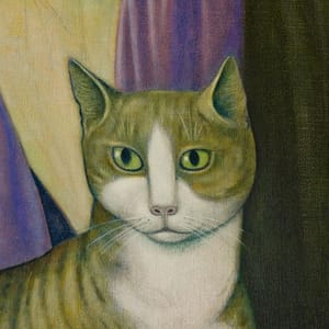 Artwork Title: Vrouw met kat (Woman with Cat)