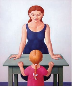 Artwork Title: Moeder en kind (Mother and Child)