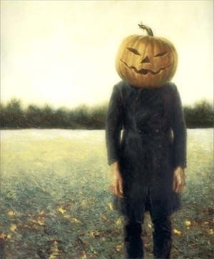 Artwork Title: Pumpkinhead / Self Portrait