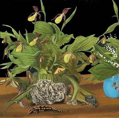 Artwork Title: Still Life with Salamander