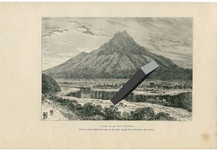 Artwork Title: Ibarra et le volcan inbabura