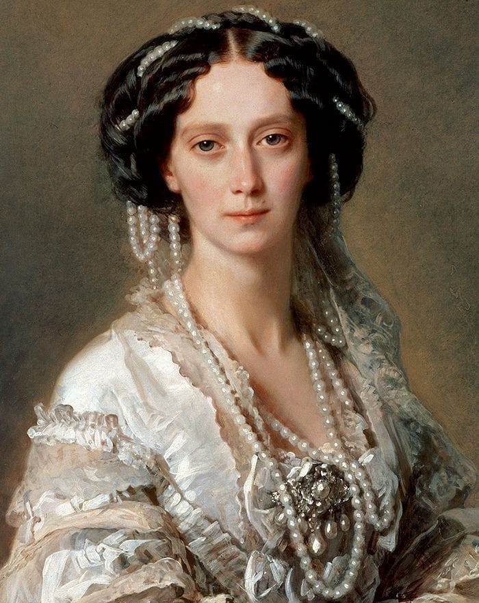 Artwork Title: Empress Maria Alexandrovna, née Princess Marie of Hessen und bei Rhein, wife of Alexander II