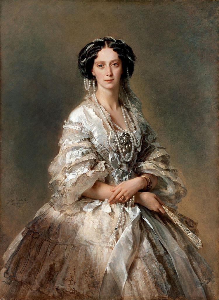 1861 Portrait of Empress Eugénie by Franz Xaver Winterhalter