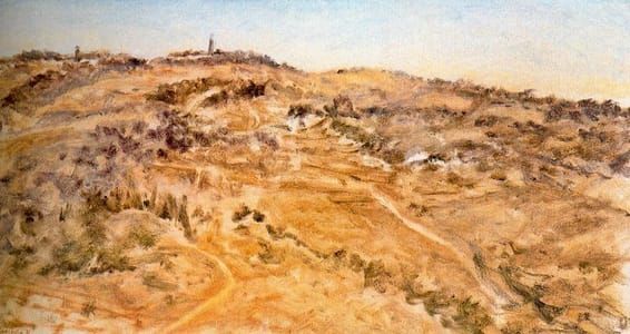 Artwork Title: Mount of Olives Slope at Noon