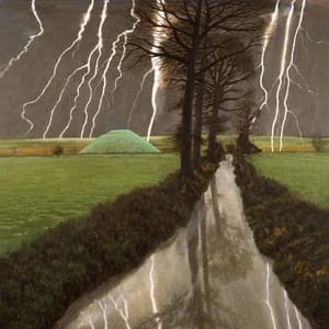 Artwork Title: Storm over Silbury Hill