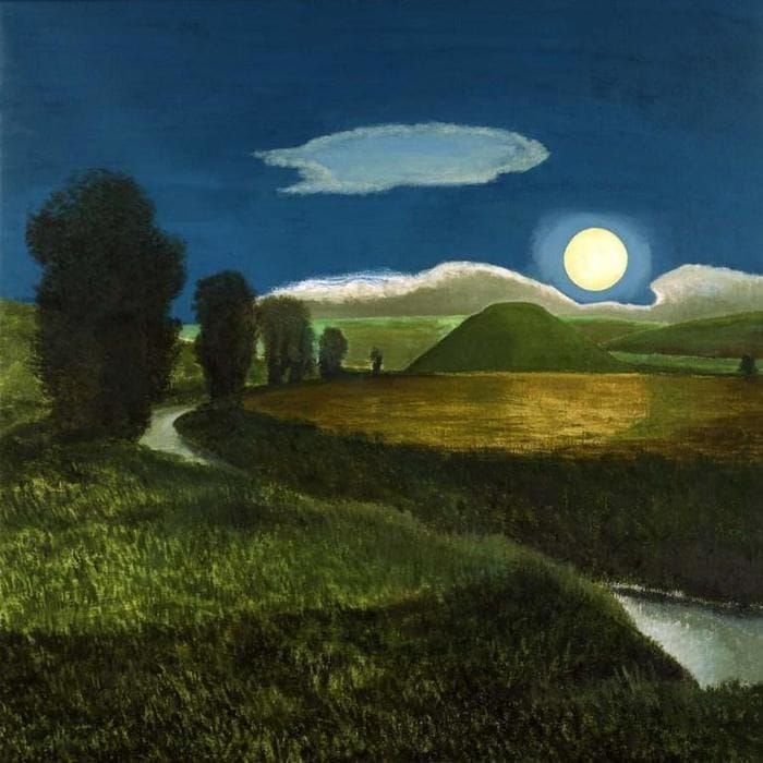 Artwork Title: Silbury Hill in the Moonlight