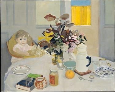 Artwork Title: Lizzie at the Table