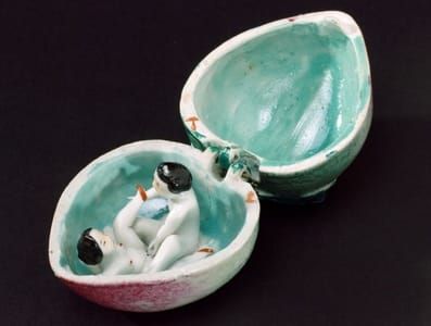Artwork Title: Chinese porcelain fruit