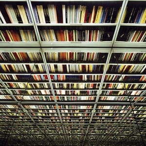 Artwork Title: The never-ending wall of books