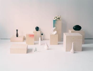 Artwork Title: Eight cubes with ceramics