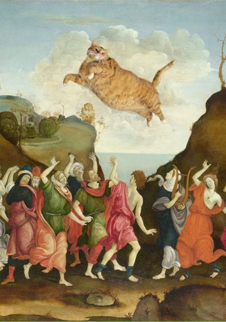 Artwork Title: The Worship of the Golden Cat after Filippino Lippi